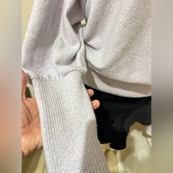 Maeve Anthropologie Sweater Womens XS  Laney Lavender Knit Turtleneck Ribbed - Picture 2 of 9